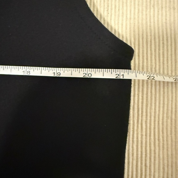 Andrea Jovine Black Sleeveless Shift Dress Tunic with Pockets Large - Picture 4 of 6